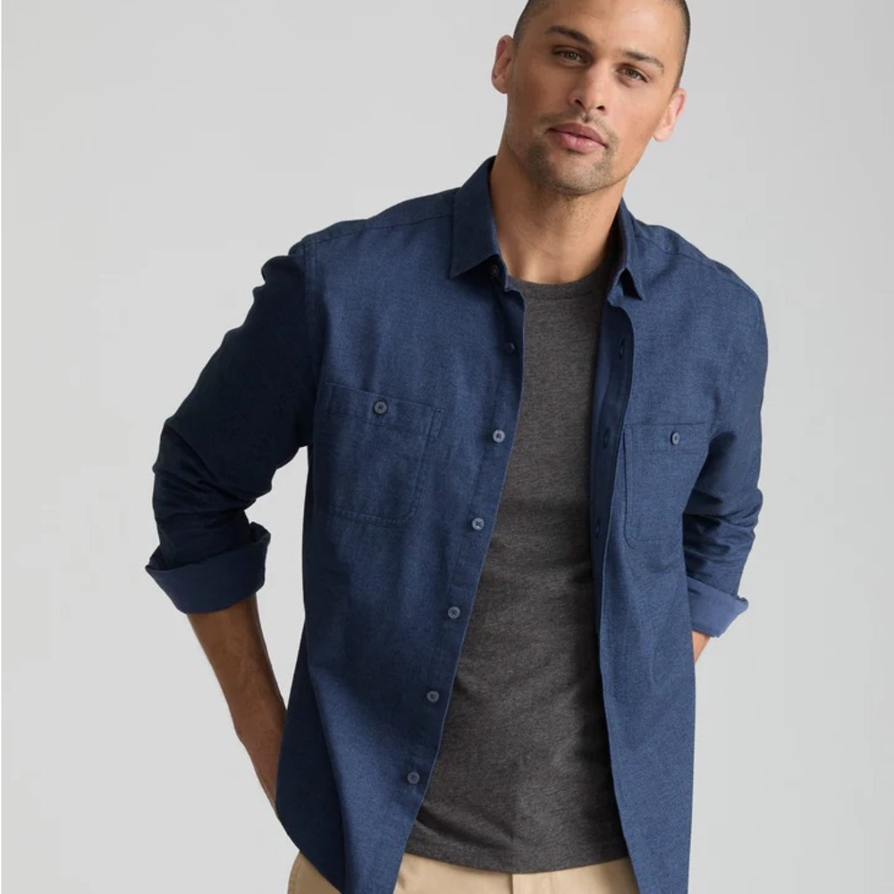 UNTUCKit Hemsworth Blue Slim Fit Shirt